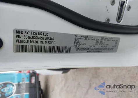 2025 Jeep Compass Limited 4X4 z USA, uszkodzony, nr VIN 3C4NJDCN6ST595346